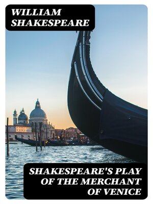 cover image of Shakespeare's play of the Merchant of Venice
